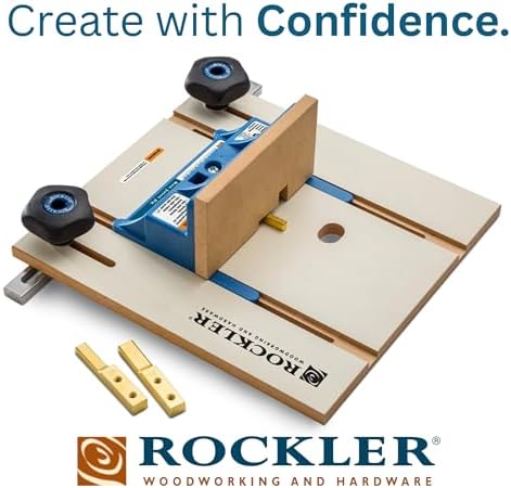 Router Table Box Joint Jig with 1/4", 3/8" & 1/2" Indexing Keys
