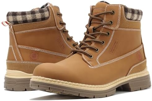 ANJOUFEMME Men's Winter Hiking Boots