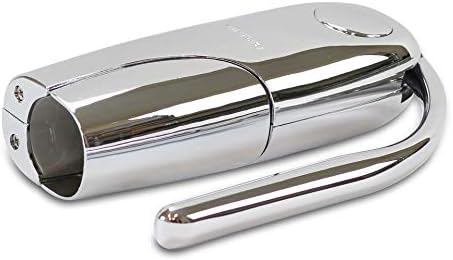 Vinturi Wine Opener Heavy-duty Vertical Lever Corkscrew with Built-in Foil Cutter Heavy Duty Die-Cast Construction in Compact Size Works on Natural and Synthetic Corks, Silver