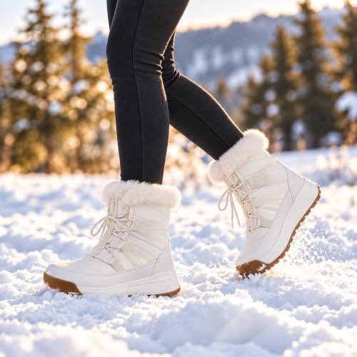 AIRHAS Women's Warm Snow Boots Cold Weather Winter Boots