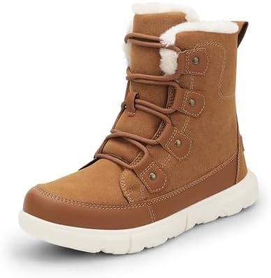 DREAM PAIRS Women’s Lace Up Ankle Snow Boots