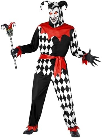 Morph, Jester Costume Men, Jester Outfit, Halloween Costumes for Men