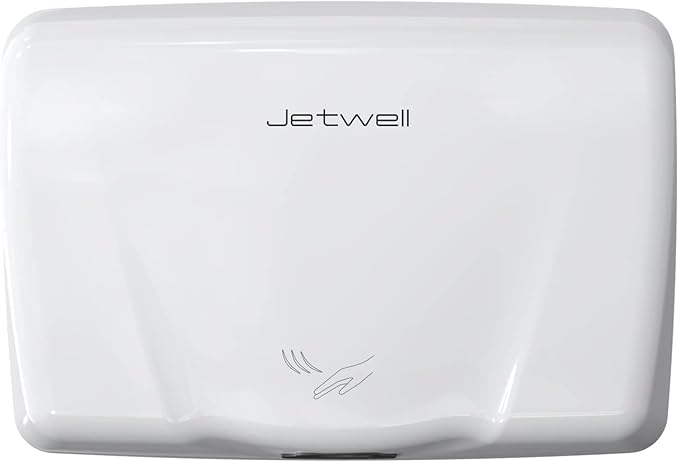 JETWELL High Speed Commercial Automatic Hand Dryer - Heavy Duty Stainless Steel Hand Dryer - Warm Wind Hand Blower