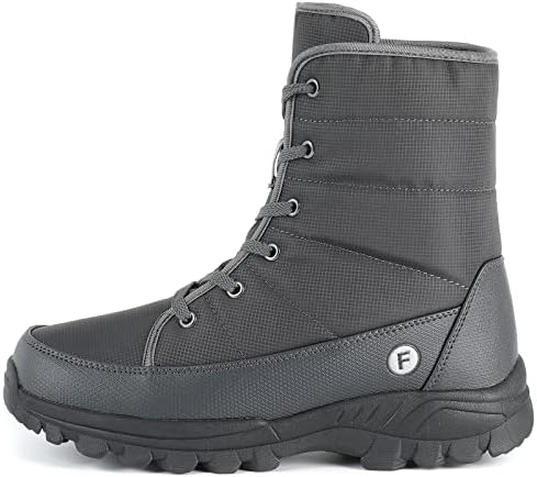 Men's Warm Winter Snow Boots Unisex Shoes Outdoor Anti-Slip Lightweight Cold Weather Boots