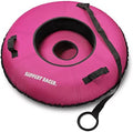 Slippery Racer Heavy Duty Commercial Snow Tube, Hard Bottom, Cushion Insert, Canvass Cover-42”