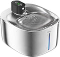 Cat Water Fountain Stainless Steel, 138fl.oz / 4.1L Cordless Cat Fountain