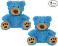 MIGHTY® 2 Pack Microfiber Medium Bear Dog Toys | Ultra Durable Plush Toy with Multiple Layers & Reinforced Seams , Washable and Floats , Mighty® Construction