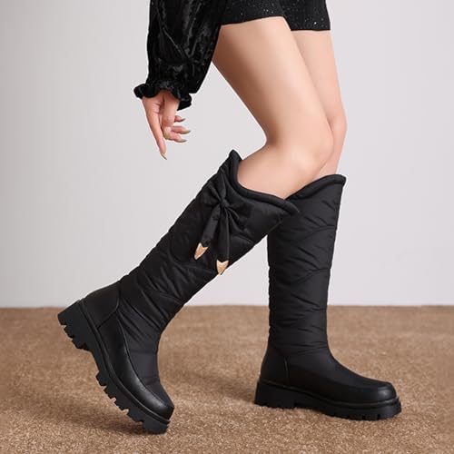 Women's Snow Boots Knee High Warm Winter Shoes