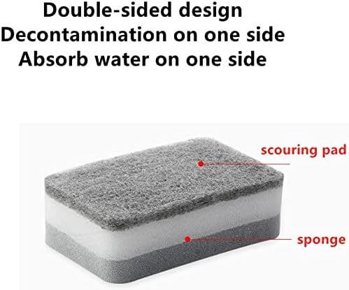 5PCs Kitchen Supplies Cleaning Brush Sponges Magic Dishwashing Brush Household Gadgets Tools Eraser for Office Bathroom