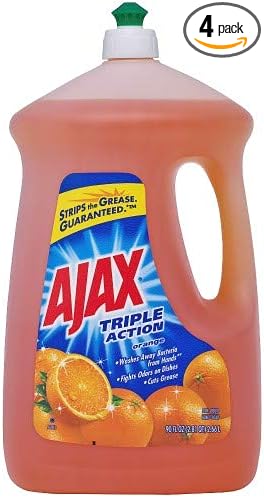 Ajax Ultra Triple Action Liquid Dish Soap (Pack of 4)