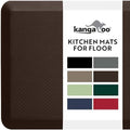KANGAROO Anti Fatigue Mats for Kitchen Floor, 39x20, 3/4 Inch Thick Cushioned Ergonomic Mat, Reduce Foot Pressure, Waterproof Comfort Rug for Under Sinks, Office Standing Desk, Store Floors, Brown