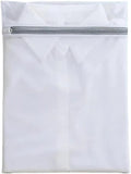 Laundry Bag Reusable Mesh Wash Bag With Non Rust Zipper Clothes Protection Net Washing Machine Universal(1PC-30x40CM)