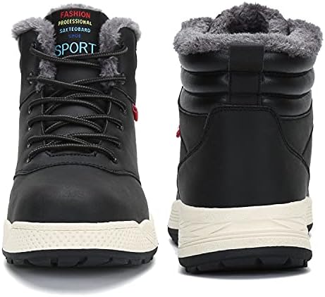 Mens Snow Boots Waterproof Hiking Shoes Ankle Sneakers