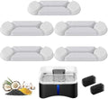 UPSKY 5 Pcs Replacement Filters for 11L Elevated Dog Water Fountain