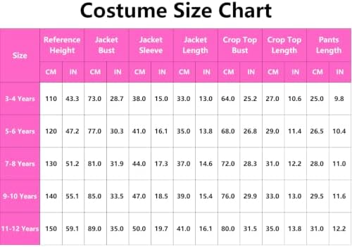 Kids Pop Star Hunter Costume Girls Halloween Costumes Demon Cosplay Outfit