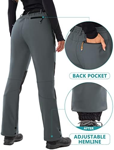 IUGA Snow Pants Womens Ski Waterproof Softshell Insulated Hiking Outdoor