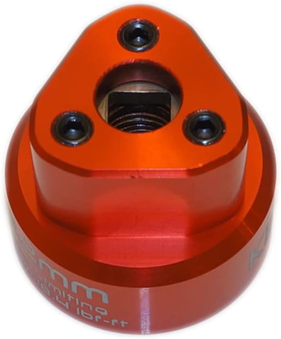 32mm Hex Socket 2 Stage Torque Limiting Oil Filter Wrench Red 6061-T6 Billet Aluminum