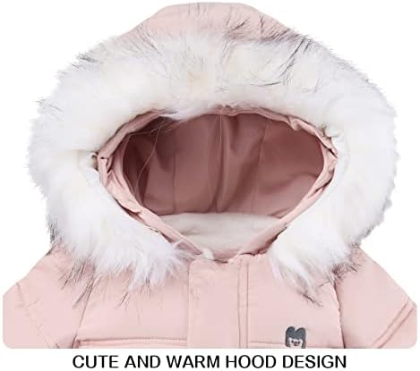 Baby Girls Winter Snowsuits Toddler Jackets For Boy Infant Jumpsuit