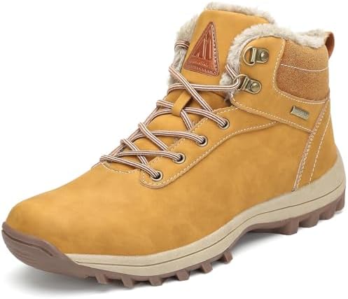 Mishansha Snow Boots for Women Warm Winter Hiking Boots Size 5.5-10.5