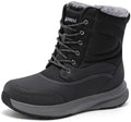 Spesoul Snow Boots for Men Winter Boots Warm Wide Waterproof Lightweight