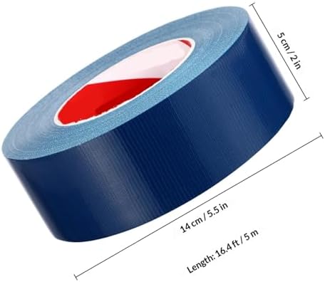 Heavy Duty Duct Tape 3 Rolls 50mm X 5m Blue for Pipes