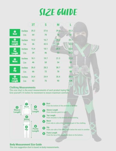 Spooktacular Creations Kids Ninja Costume, Child Boy Ninja Outfit Set, Halloween Costume for Toddler Themed Dress Up Party