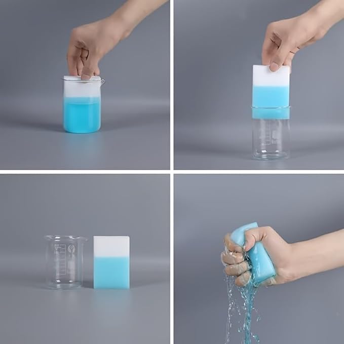 Nano-Sponge Magic Wipe Cleaning Tablets Clean Kitchen Utensils, etc (100)
