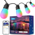 NEEWER NR01 96ft Outdoor String Lights, App Control Smart AI RGBW Lighting