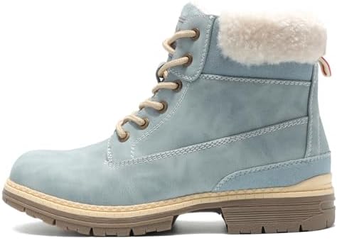 COTTIMO Womens Snow Hiking Winter Boots Casual Fur Lined Fashion Boots