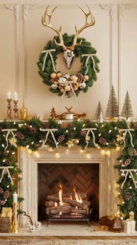 SIMISI RIBBON 24Pcs Christmas Velvet Ribbon Bows Decorations for Tree