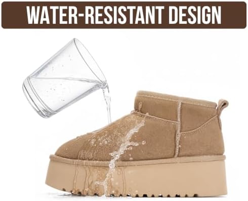 Project Cloud 100% Genuine Leather Ankle Boots for Women Platform Boots