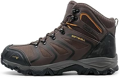 NORTIV 8 Men's Ankle High Waterproof Hiking Boots