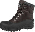 riemot Women's Men's Winter Ankle Boots Waterproof Outdoor Snow Boot Warm Fur Lined Comfortable Non-slip Lace-up Booties for Walking Hiking Trekking Camping Skiing US5-14