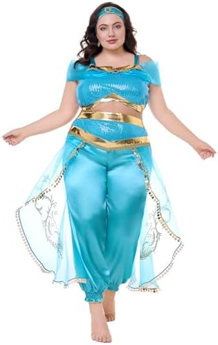 Funna Costume for Women Princess Dress Up Outfit Party Supplies