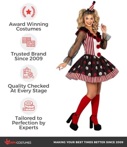 Morph, Clown Costume Women, Halloween Costumes for Women
