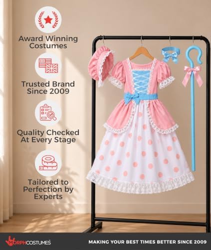 Morph Costume Pastel Shepherdess Dress Costume Girls