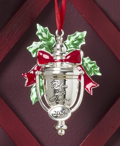 Lenox 2026 Bless This Home Silverplate Ornament