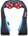 Mo Cuishle Shiatsu Back Neck & Shoulder Massager with Heat, Gifts (Black)
