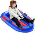 Raxurt Inflatable Snow Sled, 0.7mm Heavy Duty Snow Tube for Kids & Adults