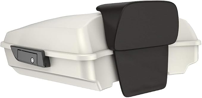 Advanblack Road Glide Tour Trunk Pack Bonneville Salt Denim Razor Tour Trunk Pack Backrest Pad for '97-'25 Harley Touring Road King Street Glide Electra Glide CVO models