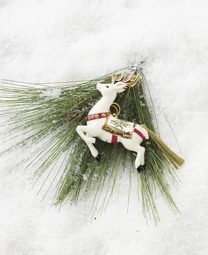 Lenox Holiday Accent Reindeer Ornament