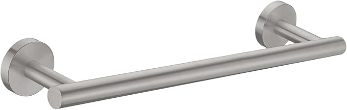 16 Inches Brushed Nickel Towel Bar Bathroom Hardware 304 Stainless Steel Wall Mounted Kitchen Towel Holder Cloths Hanger