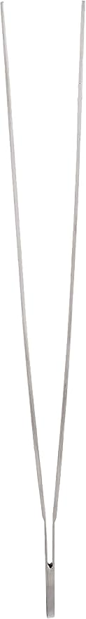Mercer Culinary 18-8 Stainless Steel Precision Plus Chef Plating Tong, Straight,9-3/8 Inch