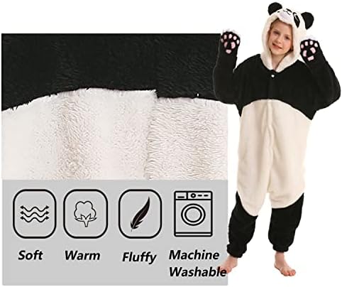 SimZoo Kids Animal Onesie Pajamas Halloween Costumes Cosplay 4-13Y