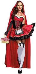 Dreamgirl Women's Red Riding Hood Costume, Adult Halloween Fashion