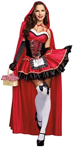 Dreamgirl Women's Red Riding Hood Costume, Adult Halloween Fashion