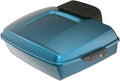 Advanblack Road Glide Tour Trunk Pack Tahitian Teal Chopped Tour Trunk Pack Backrest Pad for '97-'25 Harley Touring Road King Street Glide Electra Glide CVO models