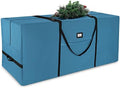 Hearth & Harbor 9 ft Christmas Tree Storage Bag - Artificial Christmas Tree Bag with Reinforced Handles, Dual Zipper, Wide Opening - Large Storage Container for Trees and Decorations