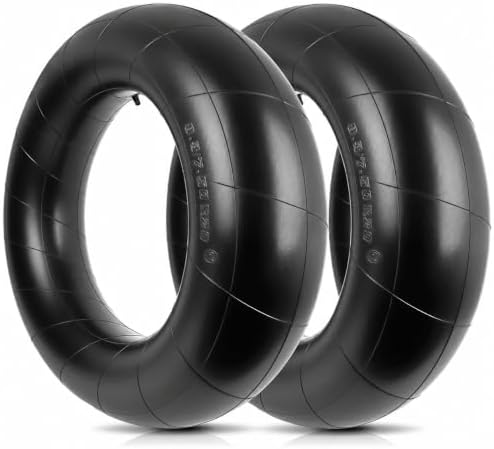 38 Inch Snow & Water Tire Tubes, 2 Pack Heavy-Duty Butyl Rubber
