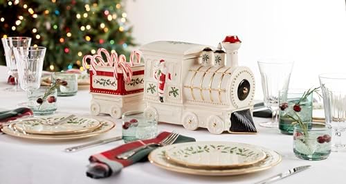 Lenox Holiday Train Porcelain 5-Piece Christmas Serving Set